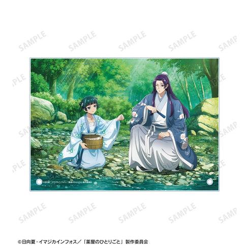 『薬屋のひとりごと』描き下ろし 猫猫&壬氏 水遊びver. A5アクリルパネル
